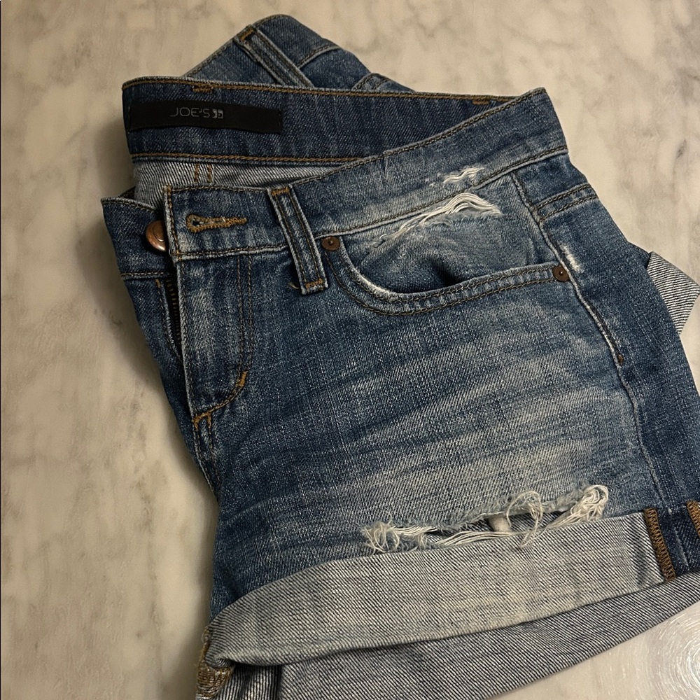 Joe's Distressed Denim Shorts, NWOT